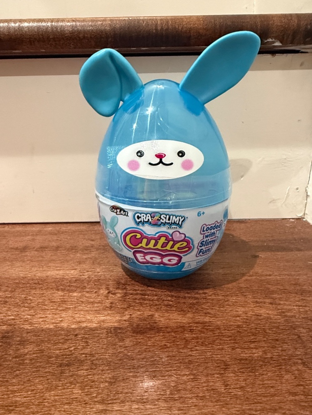 NWT CraZSlimy Cutie Egg Kids Toy - Blue